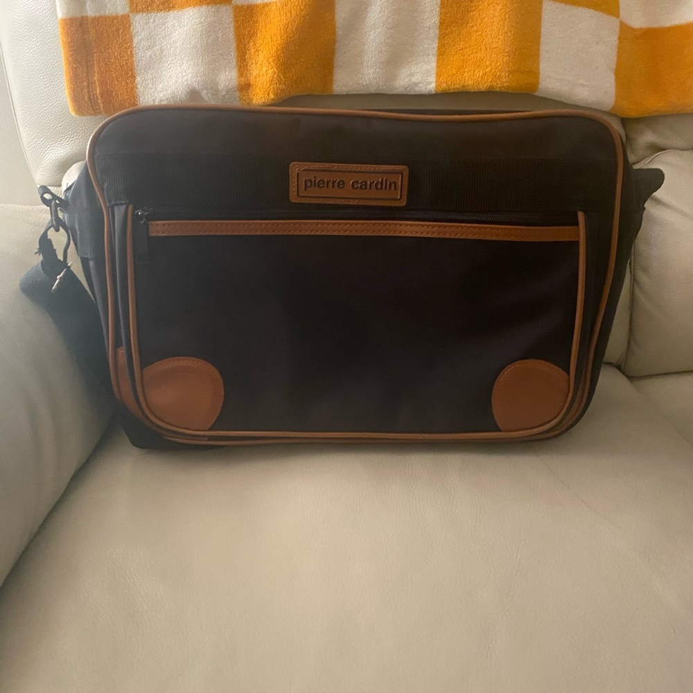 Big Vtg Pierre Cardin Duffle Bag Travel Weekender Luggage